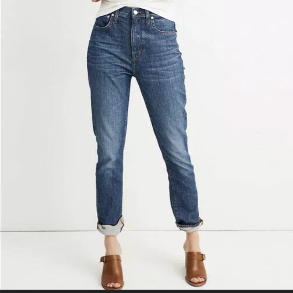 Madewell Jeans high rise slim boy jeans